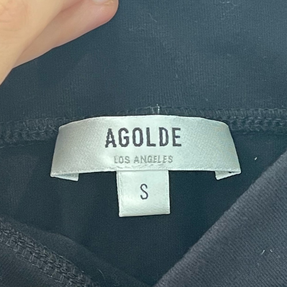 Agolde Black Off-Shoulder Top - Picture 5 of 8